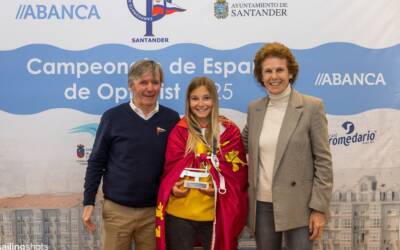 María Antonia Peñalver Párraga, Subcampeona de España de Optimist con el equipo QSport